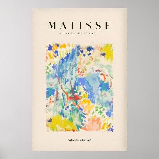 Impressions d'art de Matisse - Paysage abstrait vi (Devant)