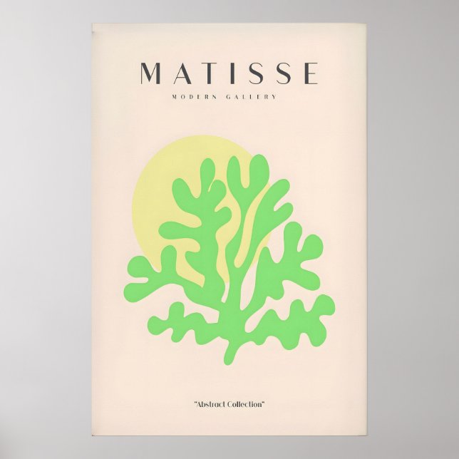 Impressions d'art de Matisse - Soleil abstrait de  (Devant)