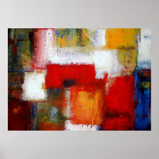 Impressions d'art de peinture abstraite moderne af (Devant)