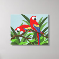 Impressions d'art de perroquet