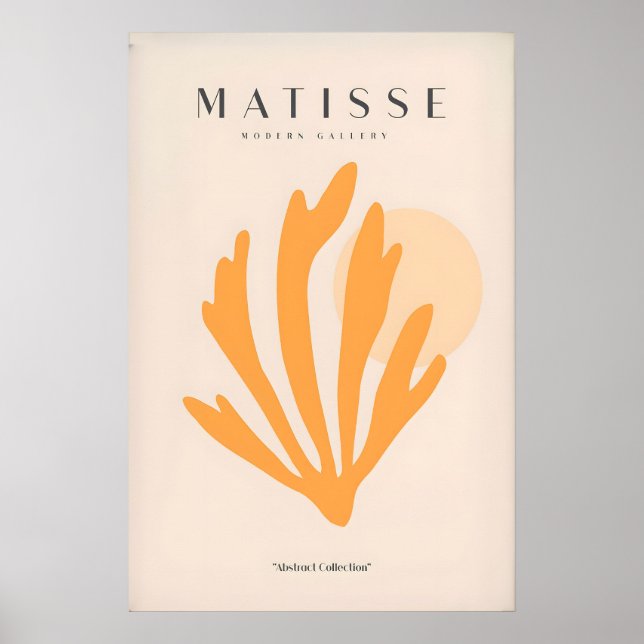 Impressions d'art Matisse - Art abstrait d'algues  (Devant)