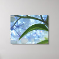Impressions d'art sur toile bleue Jardin de fleurs