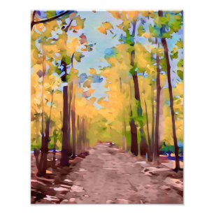 Impressions d'automne 1 affiche