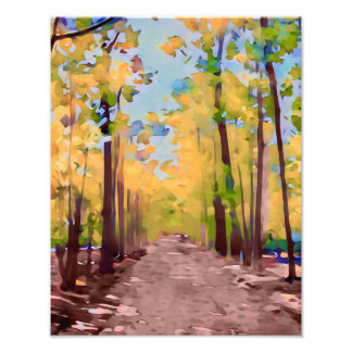 Impressions d'automne 1 affiche