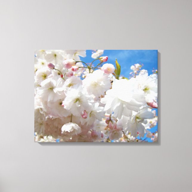 Impressions de fleurs de cerisier sur toile Mariée (Recto)