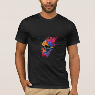 Impressions de T-Shirt Crâne Tendance pour les Ama