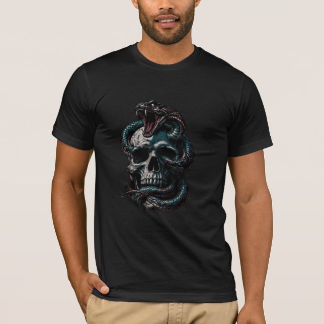 Impressions de T-Shirt Crâne Tendance pour les Ama (Devant)