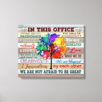 Impressions De Toile Dans Ce Bureau