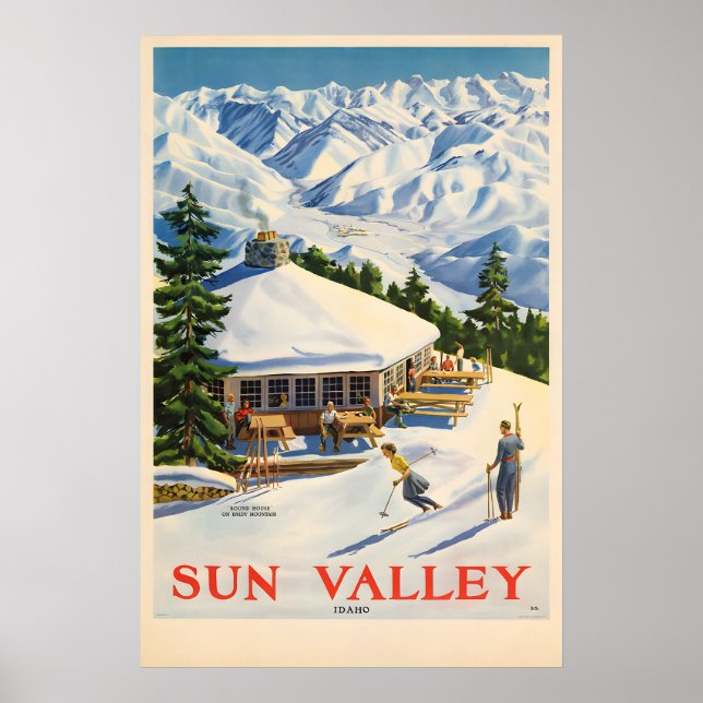 Impressions de vieilles affiches de voyage de Sun  (Devant)