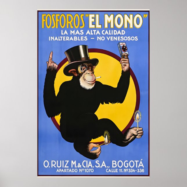 Impressions de vieilles affiches publicitaires pou (Devant)