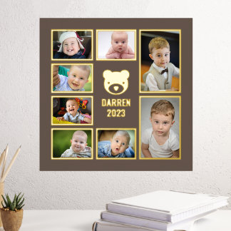Impressions Dorure Ajouter vos propres photos 7 Collage photo enfant