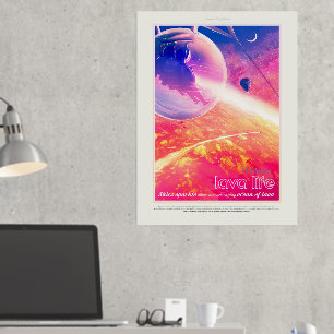 Impressions Dorure Annonce Voyage Sci-Fi, Planet 55 Cancri e