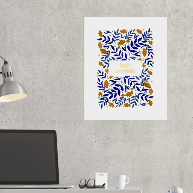 Impressions Dorure Aquarelle magique Jardin Jaune Fête des mères (In situ (Bureau 2))