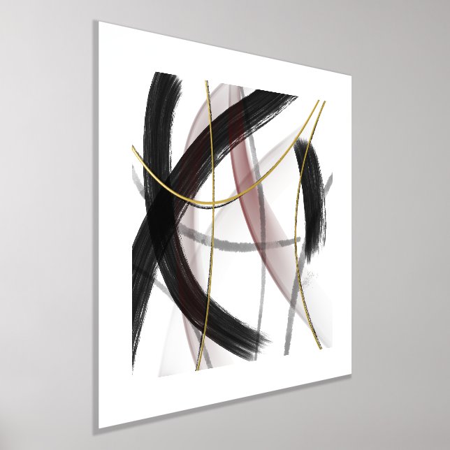Impressions Dorure Art Abstrait moderne Gold Foil (Poser)