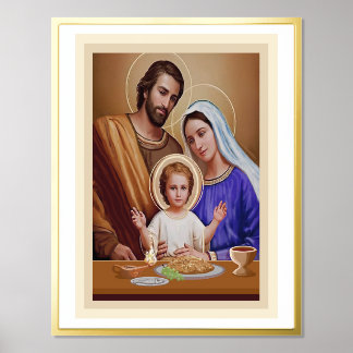 Impressions Dorure Art catholique de la Sainte Famille