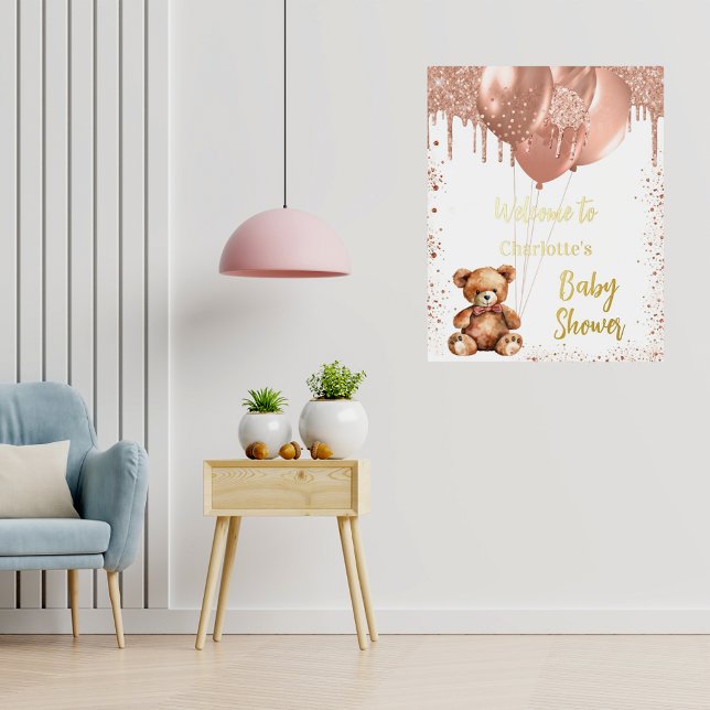 Impressions Dorure Baby shower ballons d'ours en peluche (Créateur téléchargé)