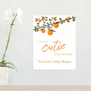 Impressions Dorure Baby Shower pour Little Cutie Orange, pour un bébé