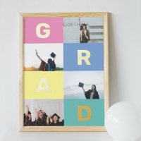 BLOCS DE COULEUR GRAD MULTI Diplôme photo N