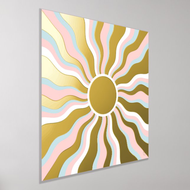 Impressions Dorure Boho Wavy Sun Rays Retro Design (Poser)