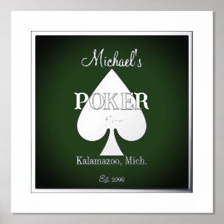 Impressions Dorure Cartes de poker élégantes avec accent de feuille m
