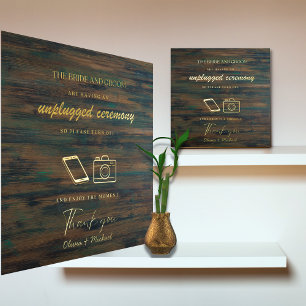 Impressions Dorure Cérémonie de débranchement personnalisée Mariage S