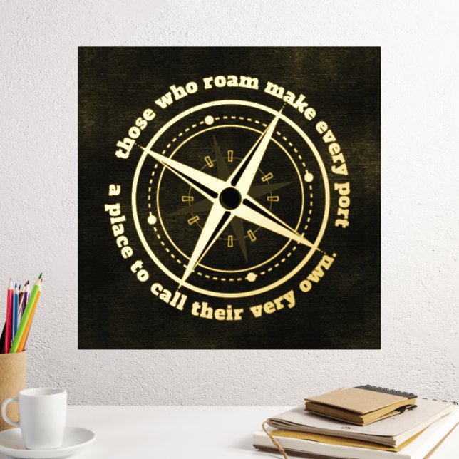 Impressions Dorure Citation Inspirationnelle Ceux Qui Rouillent ... (In situ (Bureau 2))