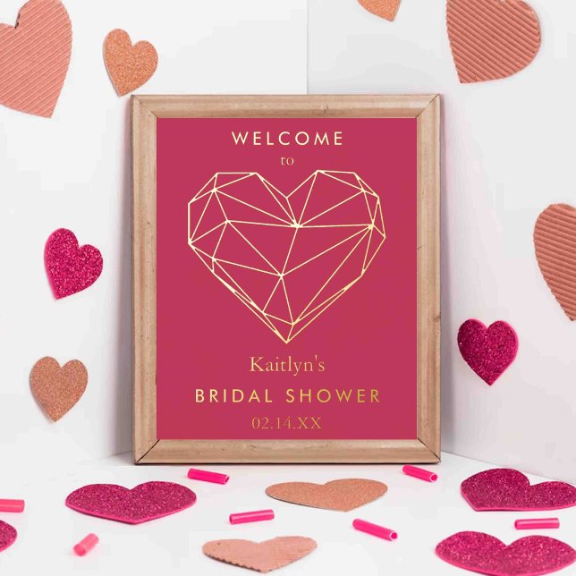 Impressions Dorure Coeur géométrique Fête des mariées de la Saint Val (Créateur téléchargé)