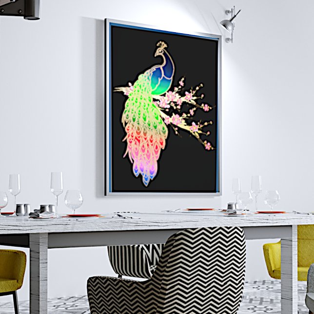 Impressions Dorure Colorful Peacock (Créateur téléchargé)