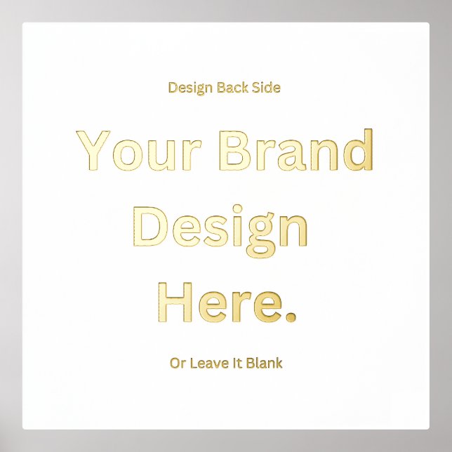 Impressions Dorure Créez votre propre imprimante de conception (Recto)