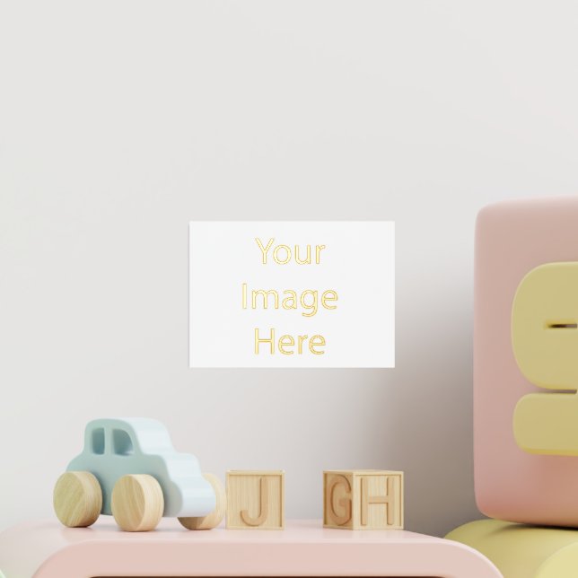 Impression avec dorure, Taille: 7" x 5", Couleur de la dorure: Or, effet matifiant: Aucun (In Situ (Pépinière 2))