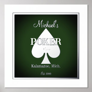 Impressions Dorure Elégant Poker Jouer Cartes Foil Accent