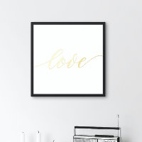 Elégant SCRIPT D'AMOUR Real Gold