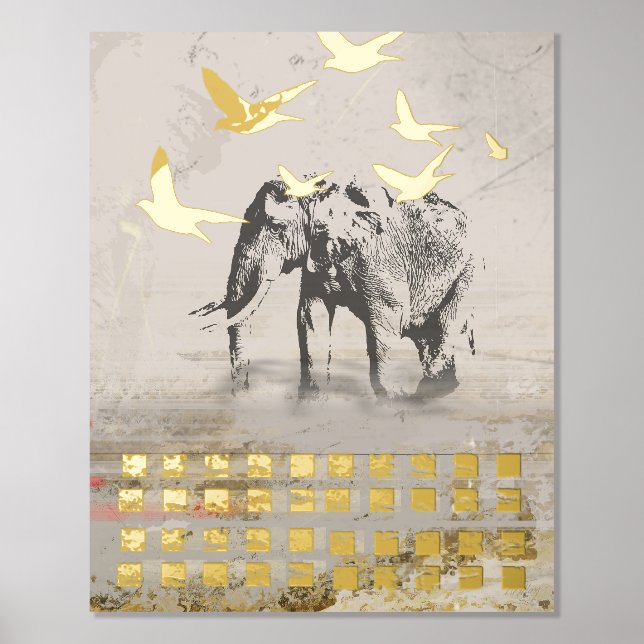 Impressions Dorure Eléphant Nomad (Recto)