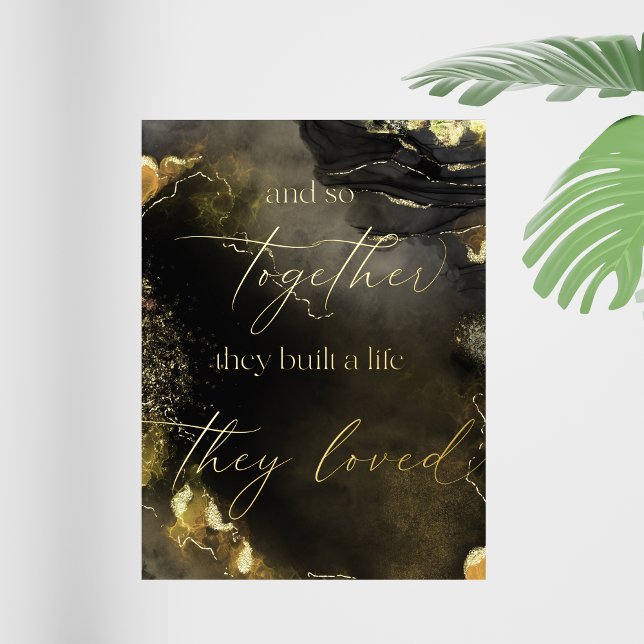 Impressions Dorure Ensemble, ils ont construit une vie qu'ils aimaien (Créateur téléchargé)