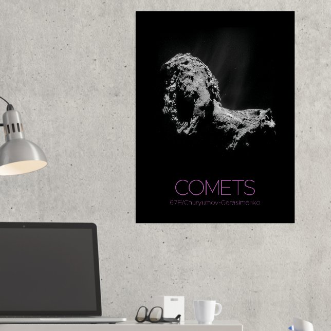 Impressions Dorure Espace Extérieur, Système Solaire, Cosmos, Comètes (In situ (Bureau 2))