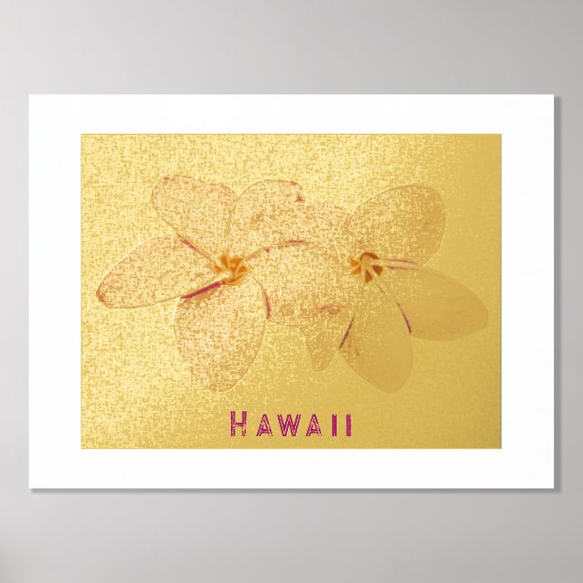 Impressions Dorure Foil Hawaii Plumeria (Recto)