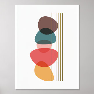 Impressions Dorure Formes orange Composition artistique moderne