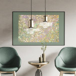 Impressions Dorure Funky Whimsical Gold Wavers Motif d'art<br><div class="desc">Magnifique sauge contemporaine vert, rose, turquoise, violet, lavande violet, mauve taupe, et véritable feuille d'or couleur rétro ondes géométriques abstraites et tourbillonne motif. Elégant, élégant et éclectique design minimaliste pour le décorateur artistique, le décorateur artistique, le populaire branché, le style rétro vintage ou l'abstrait amateur de motifs géométriques numériques. Associez...</div>
