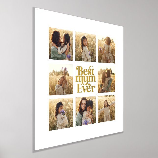 Impressions Dorure Greatest Mum multi photo élégant (Poser)