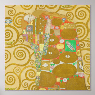 Impressions Dorure Gustav Klimt Exécution Nouveau Couple