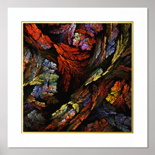 Impressions Dorure Harmonie des couleurs Art Abstrait