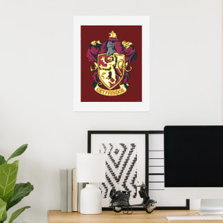 Impressions Dorure Harry Potter | Gryffindor Crest Gold et Rouge