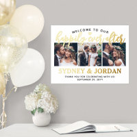Heureux Jamais après bienvenue Elegant 3 Mariage p