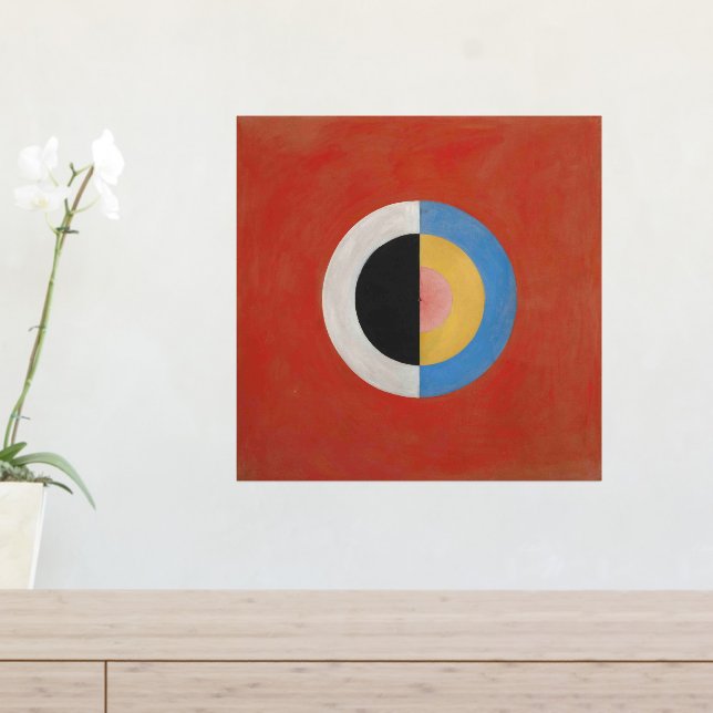 Impressions Dorure Hilma Af Klint, Le Swan No.17, Art Abstrait (In Situ (Tableau d'Entrée))