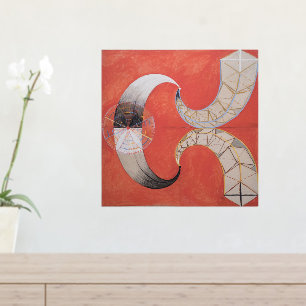 Impressions Dorure Hilma Af Klint, Le Swan No.9, Art Abstrait