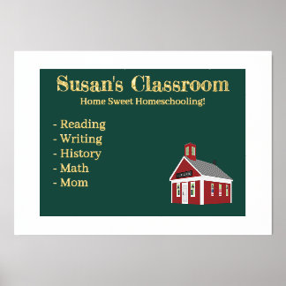 Impressions Dorure Home Sweet Homeschooling Schoolhouse Chalkboard