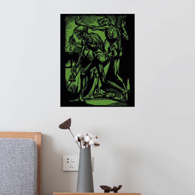 Impressions Dorure Horreurs sans fin des mineurs morts pour Halloween (In situ (Chambre 2))