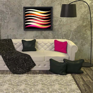 Impressions Dorure Imprimantes à huile à coucher de soleil tropicale