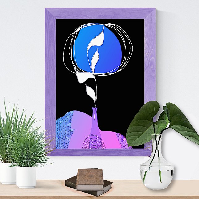 Impressions Dorure Imprimantes à l'huile de vase de lavande (Créateur téléchargé)