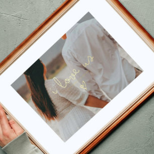 Impressions Dorure je nous aime   TEXTE GOLD HEART